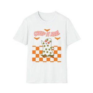 Retro Halloween Shirt, Creep It Real Vintage Ghost Halloween Spooky T-Shirt